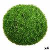 Decorative Plant Sheets Ball Plastic 37 X 37 X 37 Cm (4 Units)