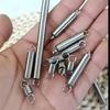 304 stainless steel pull spring double loop closed hook Stretch spring,Wire Dia0.6/0.7mm,OuterDia5/6/7/8mm,Length15-300mm.