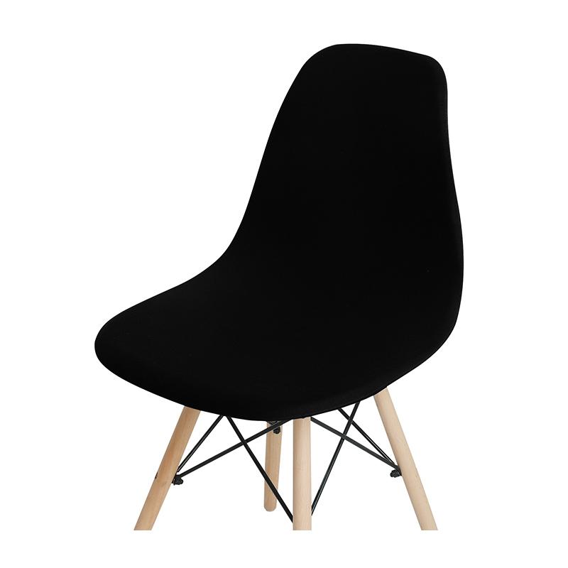 Printing Shell Chair Cover Short Back Scandinavian Chair Covers Adjustable Dining Room Seat Covers For Bar Party Wedding Hotel