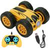   Stunt 2.4G High Speed TwoSided 360 Degree Rotate Wireless RC Car Fourwheel Drive(yellow )