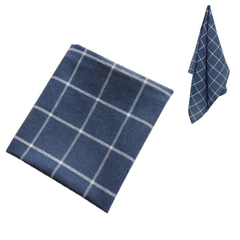 Mediterranean style blue series kitchen towel, cross-border supply home fabric napkin tea towel