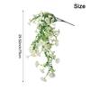1PCS Artificial Fake Morning Glory Hanging Flowers Lifelike Outdoor Decor Garden Wall Hanging Plants Wedding Decoration