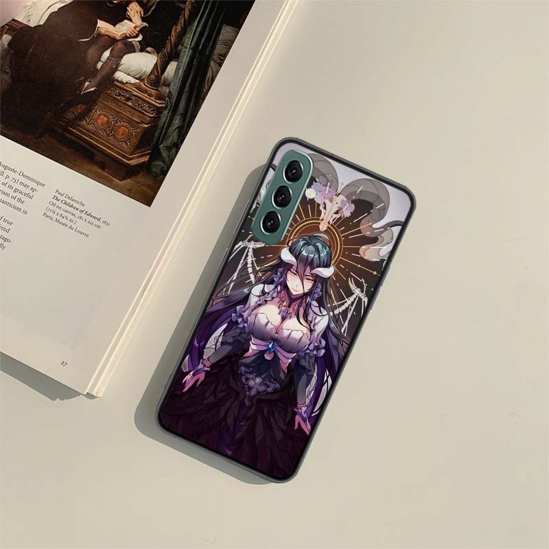 Albedo Overlord Phone Case For Samsung A04S A05S A15 A25 A35 A55 A14 A24 A34 A54 A71 A51 A41 A31 A21S A11 Galaxy Note 20 10 9 8