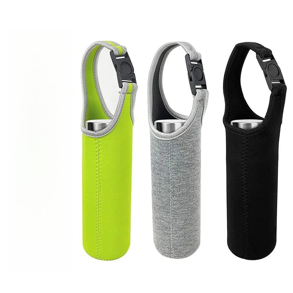 1pc 750ml Sports Water Bottle Pouch Insulated Bag Neoprene Sleeve Carrier Bag For Glass Bottle Portable Cup Bag