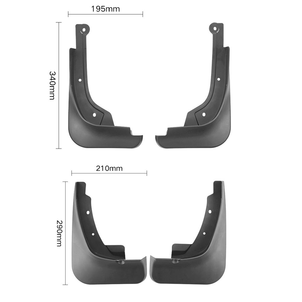 For For MG EHS HS PHEV AS23 2018~2023 2019 2020 Car Wheel Mudguard Flaps Mud Skin Cover Guards Fenders Splash Parts Accessories