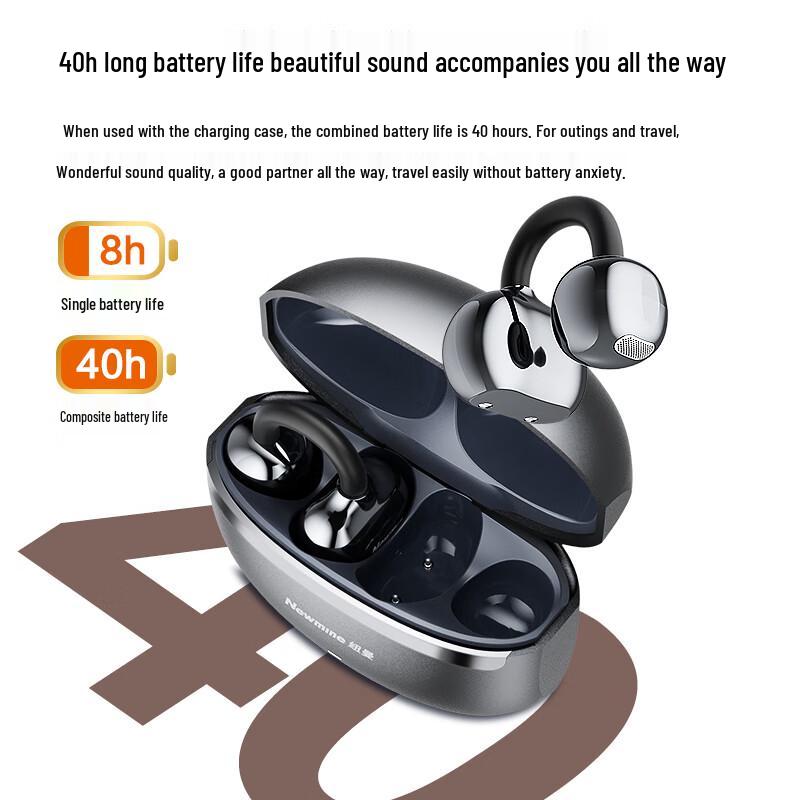 Newman A10 Ear-Clip Open-Ear Bone Conduction Bluetooth Headphones