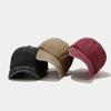 2025 New Spring Summer Cap Washed Cotton Baseball Cap Men Women Casual Adjustable Outdoor Trucker Hat Snapback Casquette