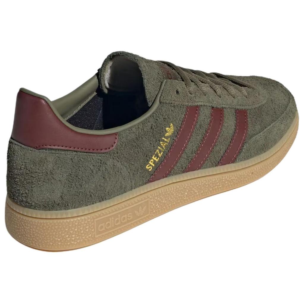 Adidas Handball Spezial Olive Brown Unisex Sneakers Green Focus-Olive Fox-Brown JQ8297