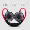 USB LED Light Rechargeable Neckband Lazy Neck Hanging Style   Fan
