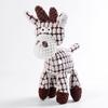 Plush Donkey Dog Toy Interactive Squeaky Dog Chew Toy Stuffed Animal Puppy Teething Toy for Small Medium Dogs