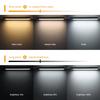 20/40cm LED Motion Sensor Cabinet Light Ultra Thin Rechargeable Night Sensor Lamp 3 Color Adjustable Induction Detector Lamp
