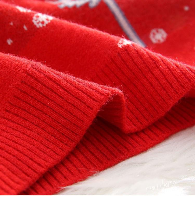 Women's Retro Hong Kong Style High Neck Sweater - Autumn/Winter Loose Fit, Thick and Cozy Christmas Design