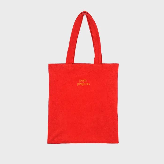 HTR152 Holiday Terry Shoulder Bag Red