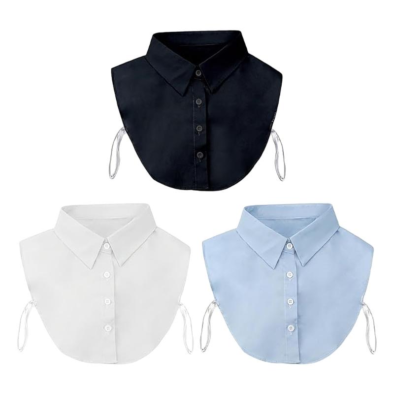 Multipurpose Detachable Shirt Collar in Assorted Color Comfortable Wear