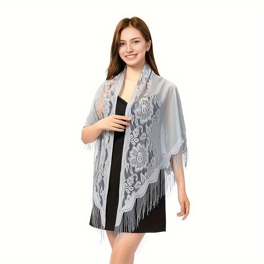 Thin Summer Sun Protection Triangular Scarf Shawl Scarf Silk Scarf Lace Women's Scarf