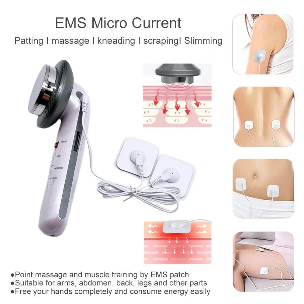 Ultrasound Cavitation EMS Body Slimming Massager Lipo Fat Burner Machine Galvanic Infrared Ultrasonic Weight Loss Beauty Health