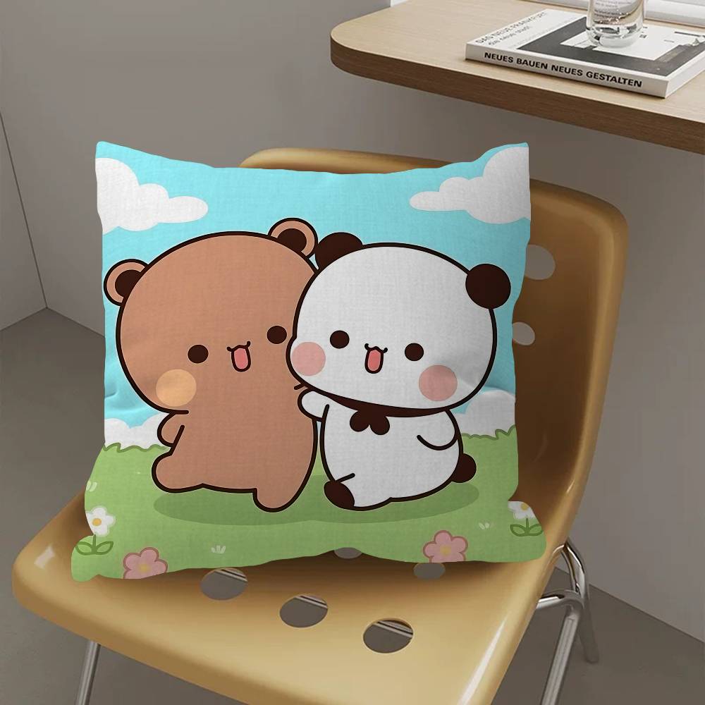 Anime Cute Dudu Bubu Pillow Cushion Cover Pillowcase Living Room Sofa Home Decor