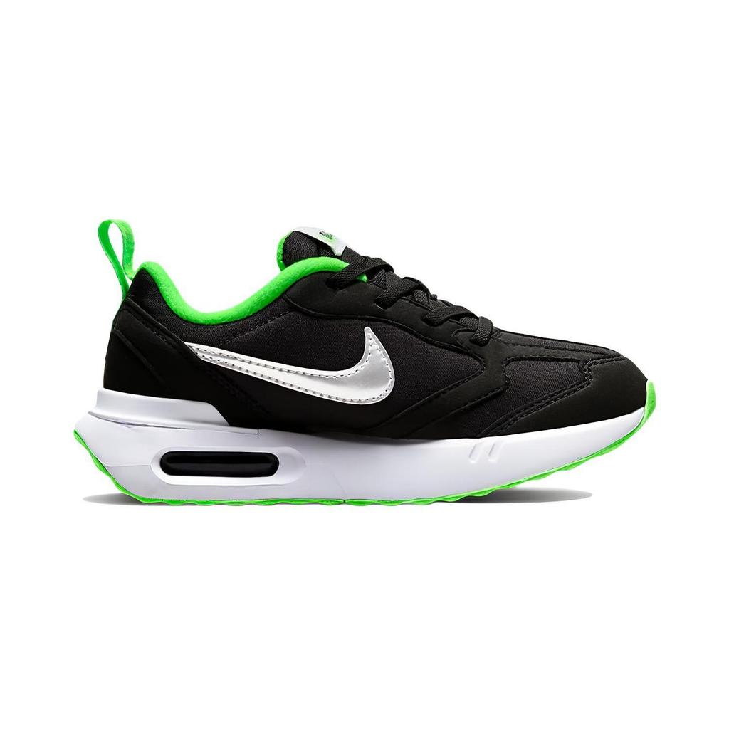 Nike Air Max Dawn Recyclable Material Low Top Kids Lifestyle Shoes Black Green Kids' DC9318-001