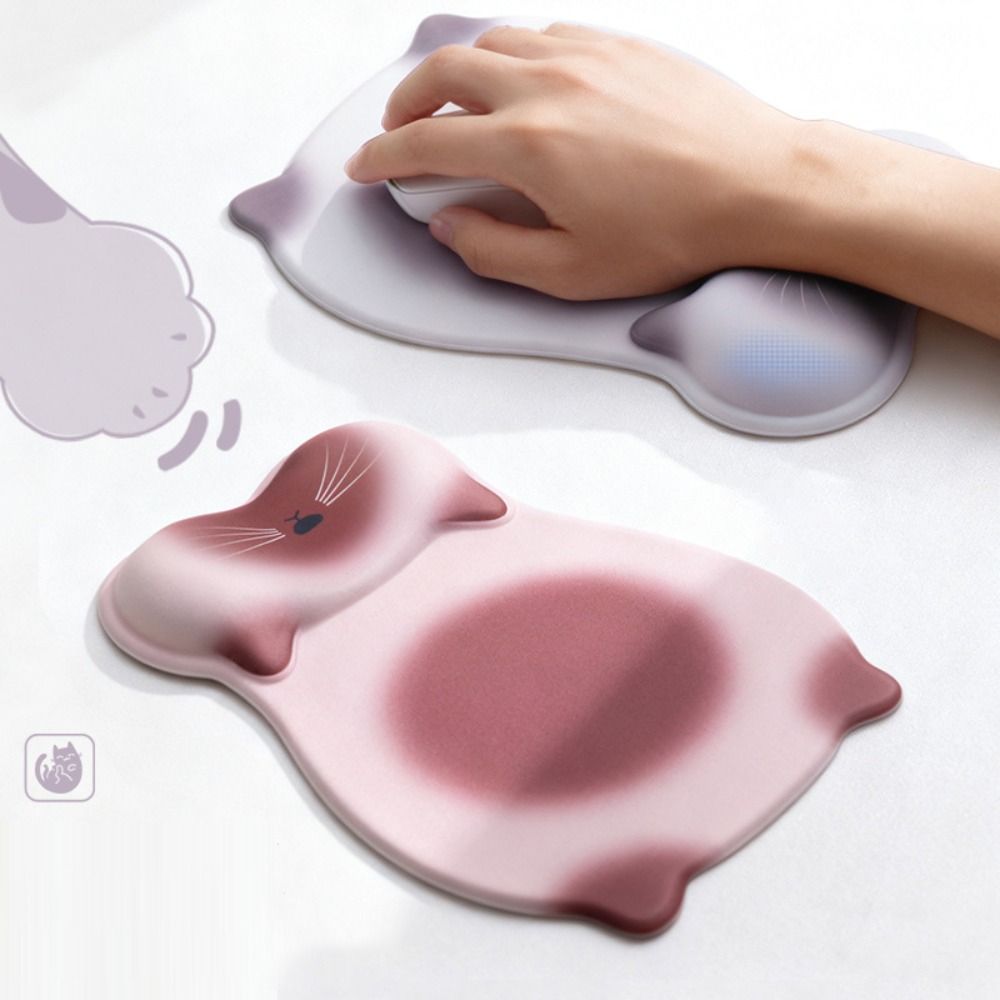 Ergonomic Hand Support Mouse Mat Non Slip Gaming Mousepad Wrist Rest Mouse Pad  Office Accessories