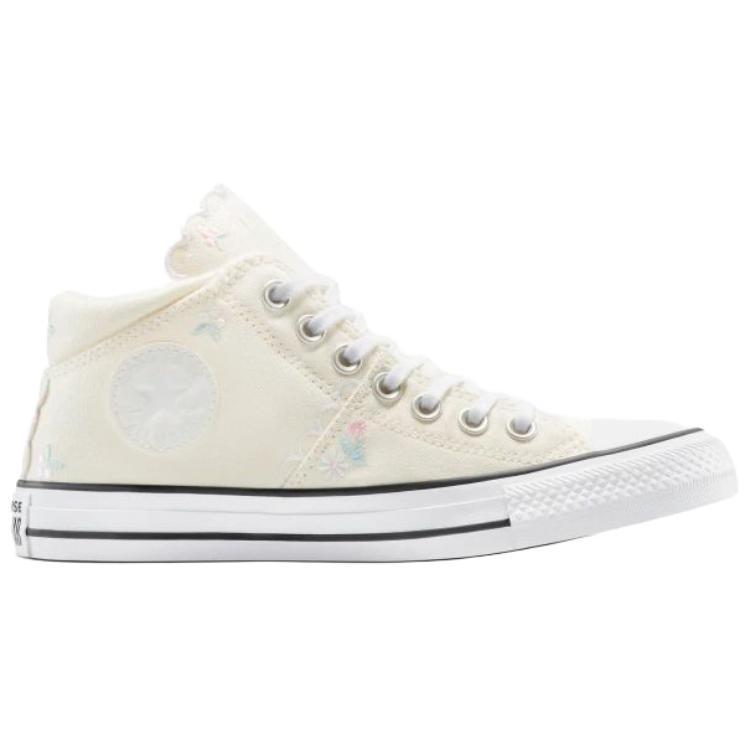 Converse All Star Madison Soft Comfortable Mid-Top Canvas Shoes Women Sneakers Off-White A13507C