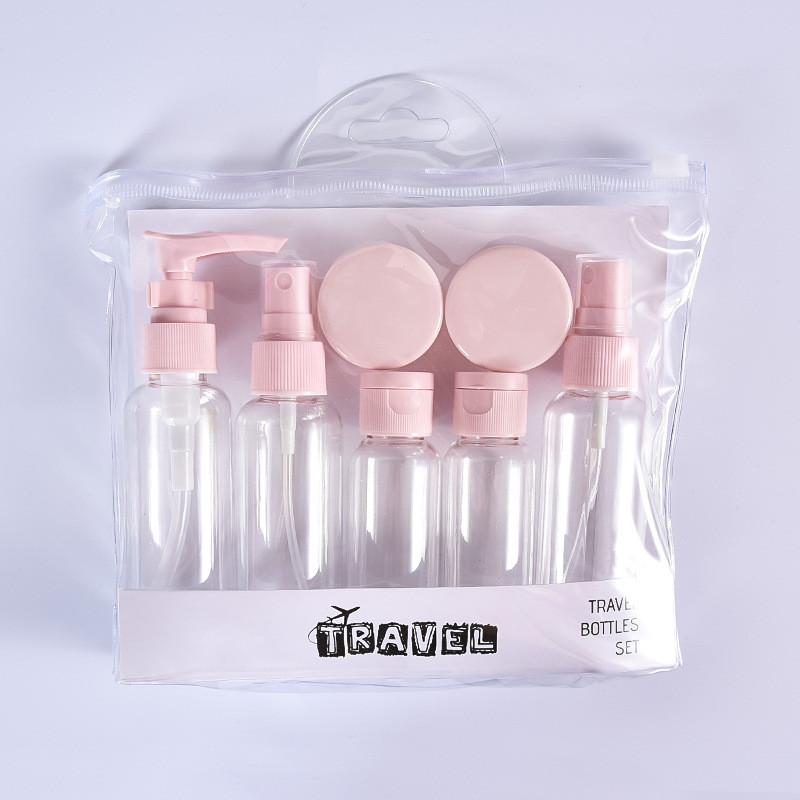 7pcs Makeup Travel Dispenser Portable Toiletry Kit Pressed Spray Tools Bottle
