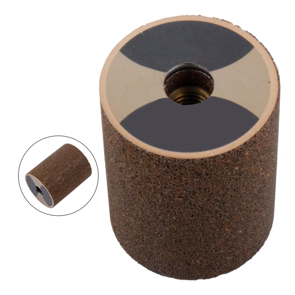 M10 Thread Emery Cylindrical Grinding Wheel for 100 Type Angle Grinder To Improve Edge Finishing and Reduce Tile Cracking Risk