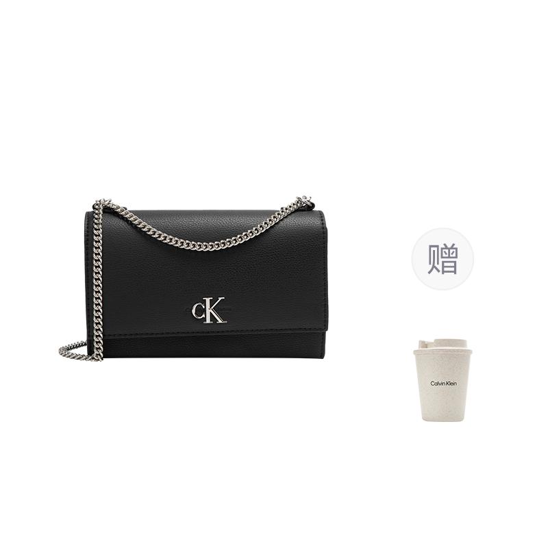 Calvin Klein Pu Shoulder Bag , Crossbody Bag Women's Black (Unisex) Crossbody Bags DH2806 001