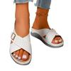 Fashion Plus Size Shoes Female 2024 Hot Sale Women's Slippers Casual Slippers Women Buckle Round Toe Wedges Open Toe Women's Sandals