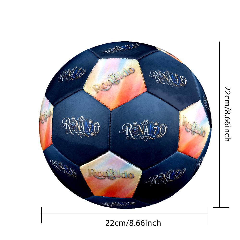 Ronaldo's Soccer Legend Size 5 Football Machine-Stitched Indoor/Outdoor Training and Matches perfect gift for sports enthusiasts