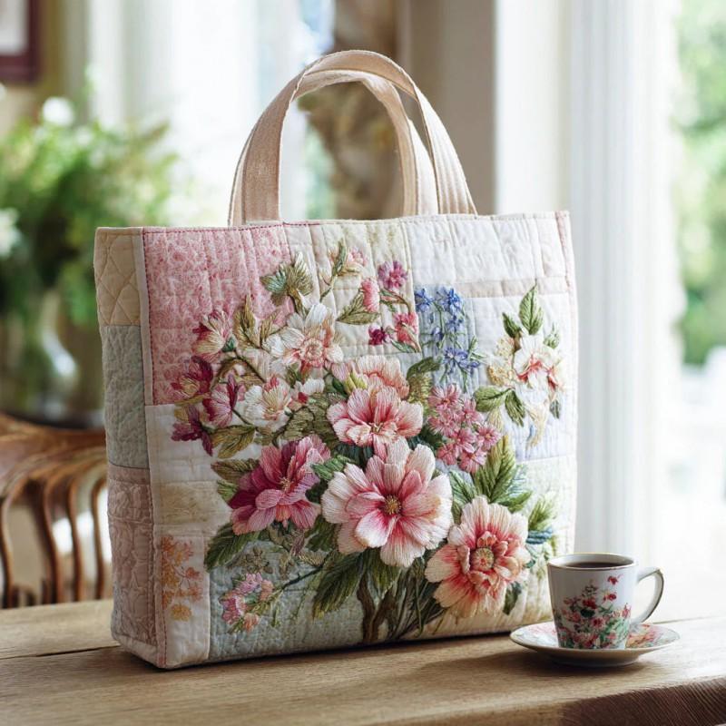 TEMU Womens Fashion Printed Tote Shoulder Bag 600D Oxford Cloth