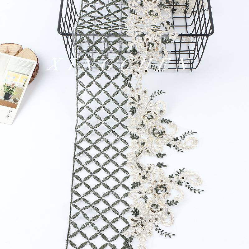 Star Lace Accessories Color Line Lace Gold Beads Clothing Accessories Skirt Hem Cuffs Lace Decorative Cloth