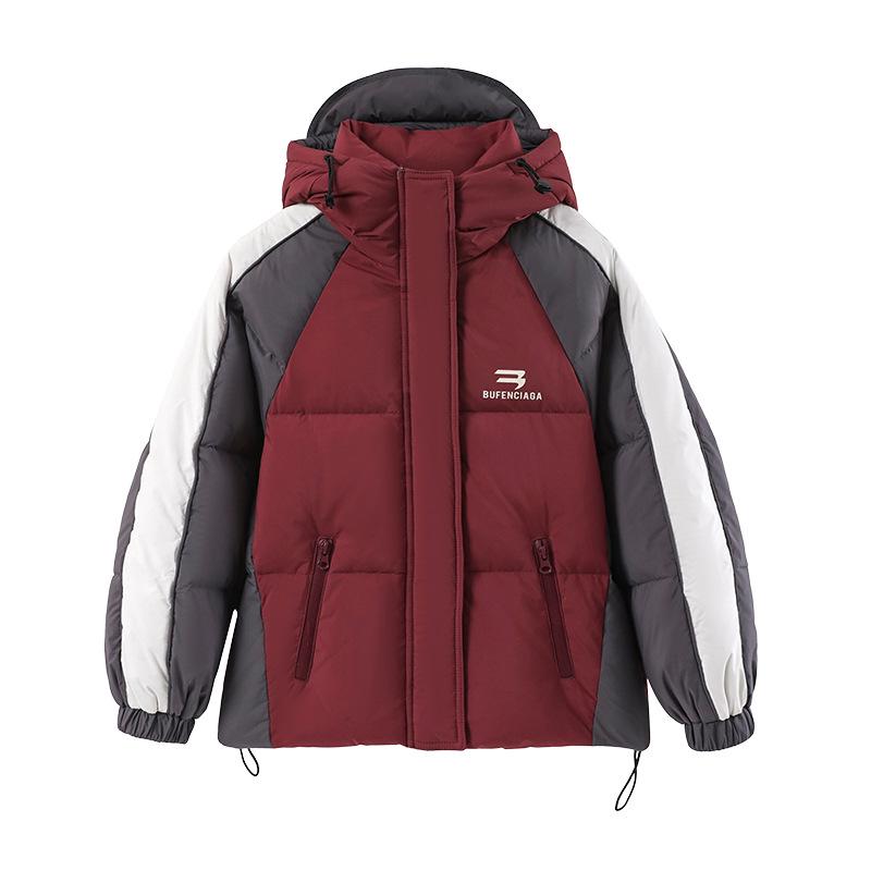 Boys' Winter Thickened Down Cotton Jacket 2025 - Fashionable Middle and Large Children's Warm Coat