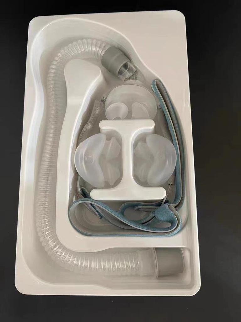 BMC-P2 CPAP nosní polštářková maska s univerzálními konektory pro přístroje Philips Respironics & Yuwell