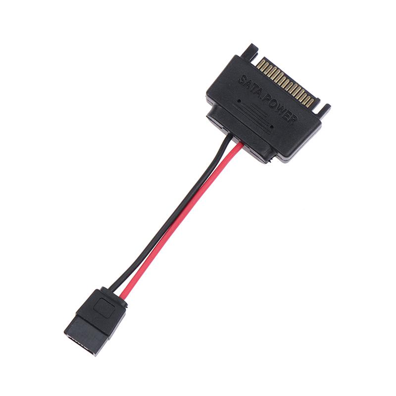 1Pc Sata 15-Pin Male To Sata 6-Pin Female Slimline Power Adapter Cable 20Awg Laptop Optical Drive Cable