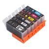Printer Ink Cartridge Fluent Printing Practical Ink Cartridge Replacement for PIXMA IP3600 BK BK C M Y GY 6 Colors