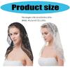 Luxurious Lace Wedding Veils Designed For Bridal Attire In Versatile 90cm Length And Elegant Style