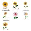 Versatile Sunflower Alloy Pin Multipurpose Decoration For Clothing Handbags Special Occasions Sturdy Wear