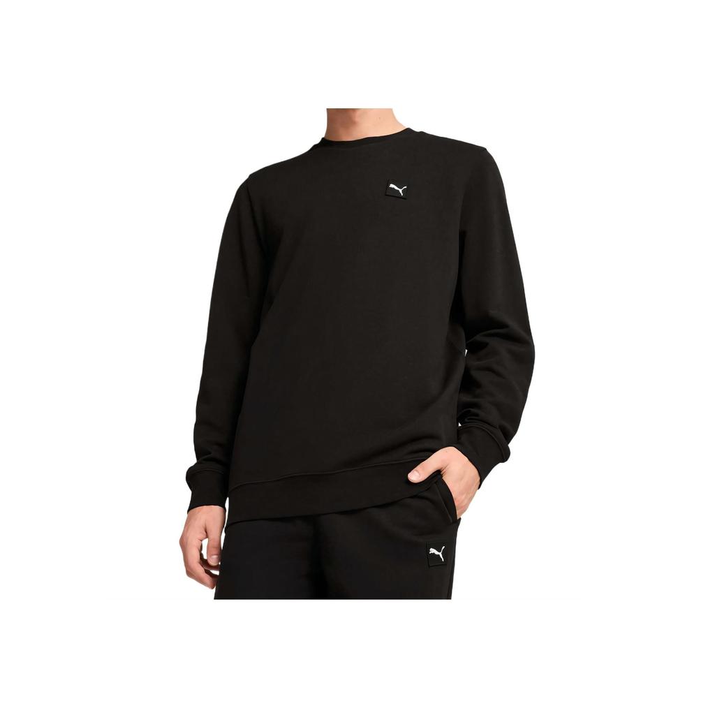 Puma Comfortable Skin-Friendly Soft Versatile Long Sleeve Sweatshirt Men Tops Black 688924-01