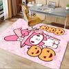 Office Rug Halloween, My Melody Anti-Slip Rug, Machine Washable for Living Room, Bedroom, Office, Multiple Sizes, Bedroom Mat, Decorative Mat, Durable