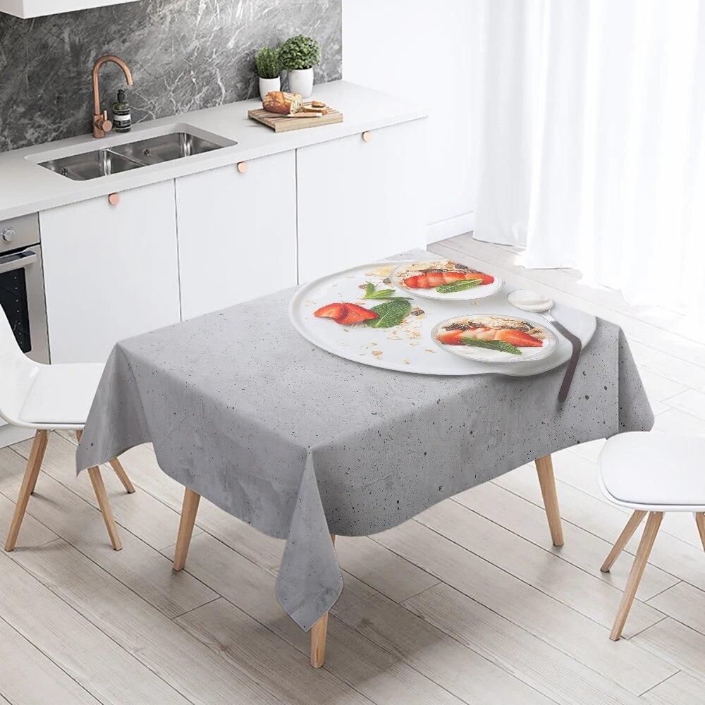 Fata de masa imprimata gourmet bucatarie restaurant decor masa si antifouling rezistenta la apa dreptunghiulara