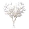 Artificial Xmas Berries Branches White Foam Multifunctional Xmas Faux Berries Branches for Decoration