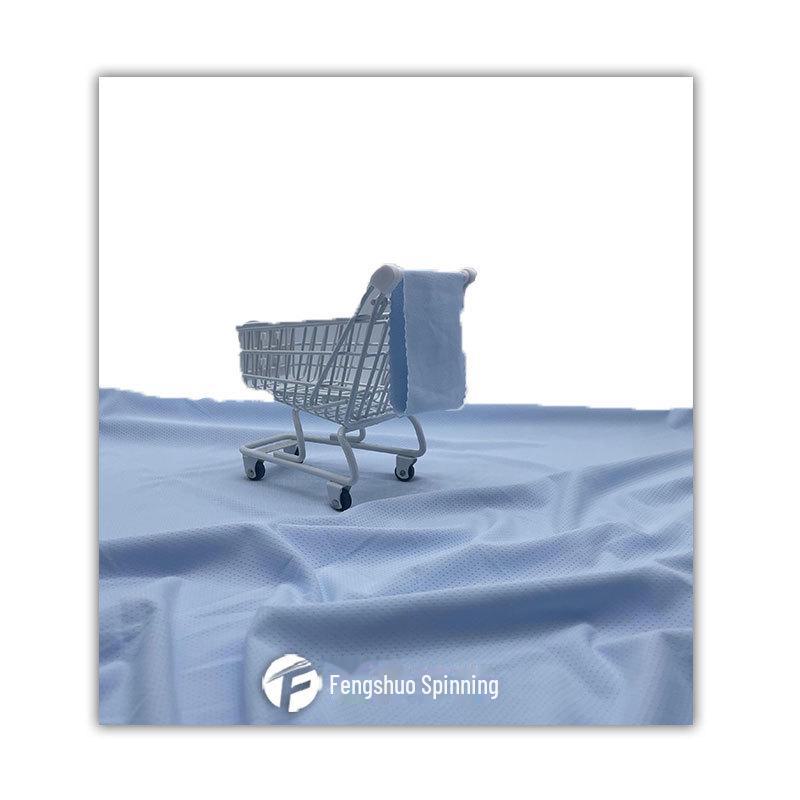 180g Eisseiden-Polyester-Netzstoff: Atmungsaktiv, Elastisch, Schnelltrocknend, Sternenhimmel-Design für Sonnenschutz und Kleidung