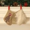 Christmas Tree Ornament Lovely Christmas Stockings Candy Gift Bag Christmas Hanging Socks For Fireplaces Door Decoration