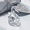 Crafts Little Swan Ornament Gift Swan Statue Birthday Keepsake Crystal Swan  Desktop