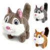 With Sounds Plush Electric Music Toy Electronic Animated Squirrel Walking Toy  Kids Baby
