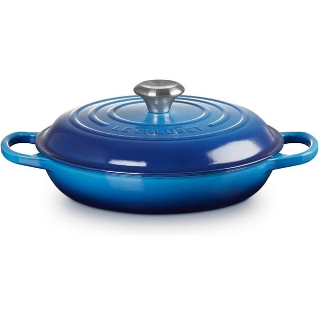 Pot Le Creuset Cast Iron Casserole Round 26cm 2.2l Azure (21180262202430)
