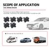 M63K-6PCS Car Coil Spring Spacers Heavy Duty Rubber Coil Spring Booster For 1Inch To 1.5Inch Coil Spring Lift