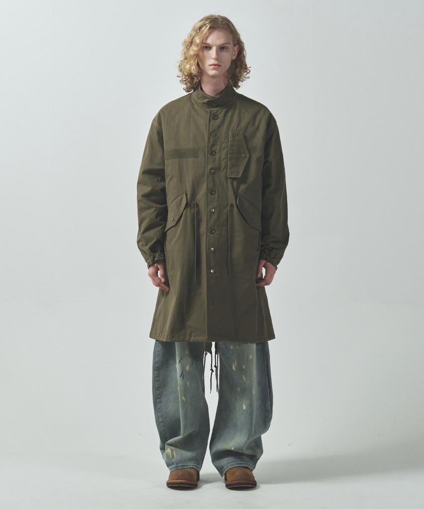 Ecorr [3-In-1 Muffler Set] Outpost Fishtail Parka_Khaki