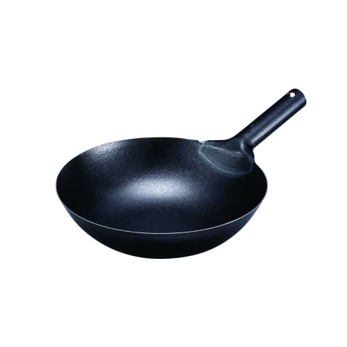 Banyo Kanda Iron Pot/Iron Fiberline Peking Pot, 33cm, Made In Japan, EX00324