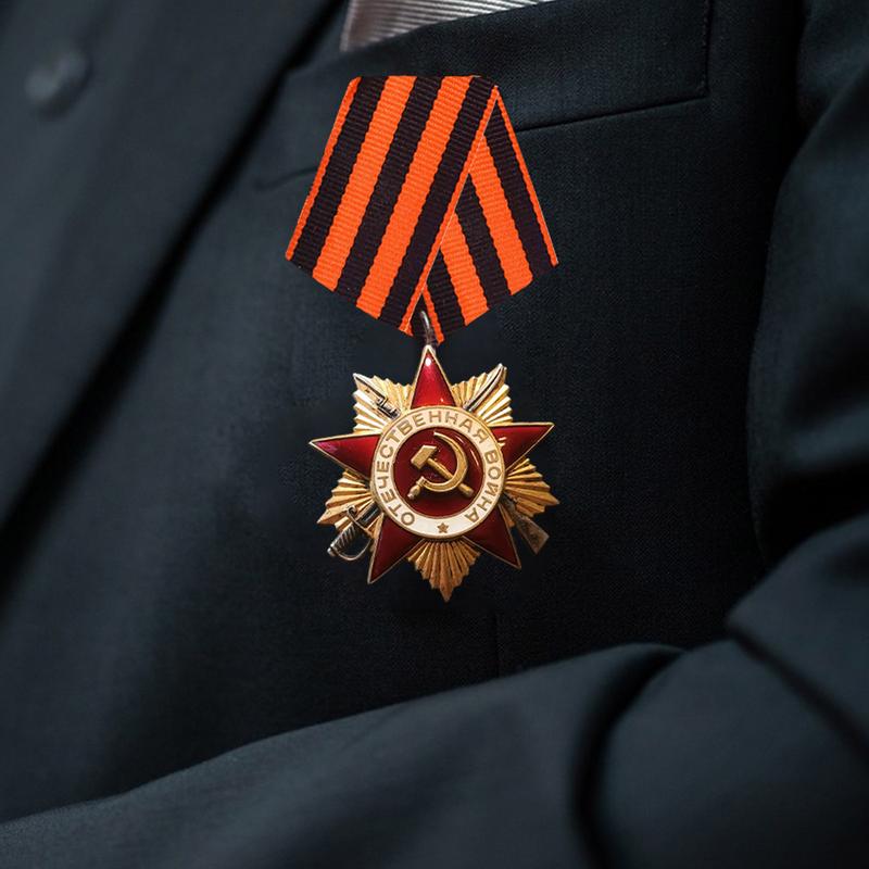 1 Meters Soviet Union Russia Soviet George Ribbon Ribbon Of St George Russian Badges MedalPins Badges
